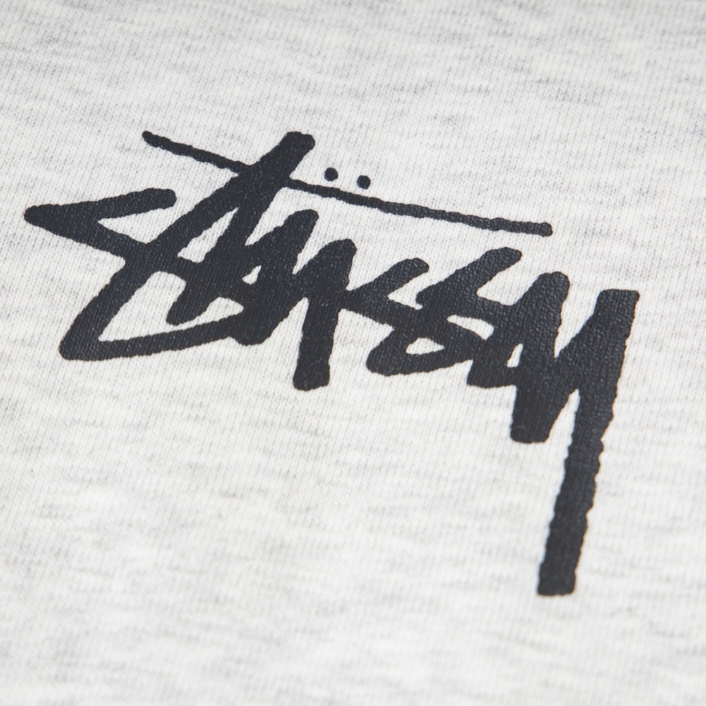 Stussy Light Gray Hoodie with Blue Dice Graphic - Picture 6 of 8
